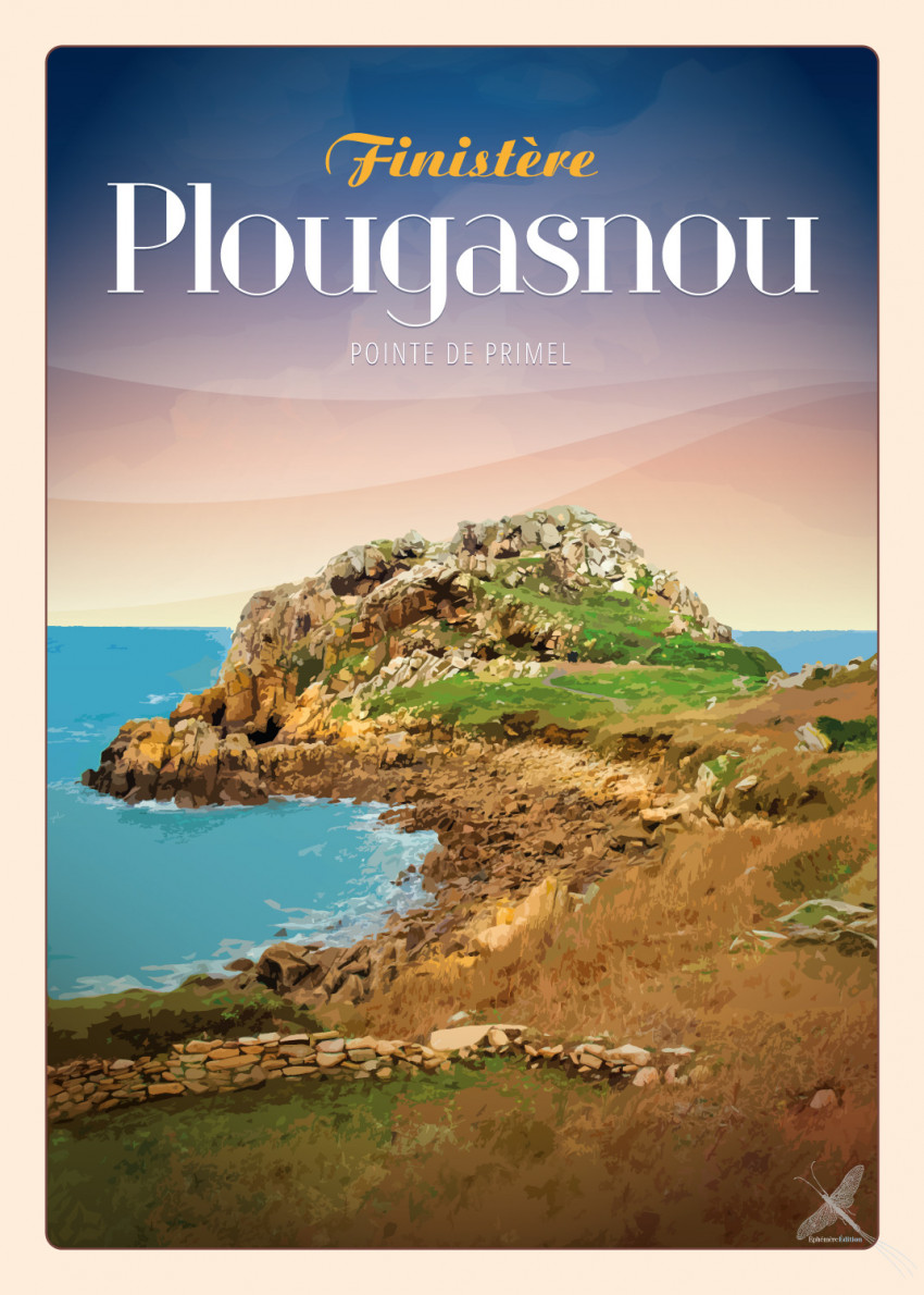Affiche vintage - Plougasnou
