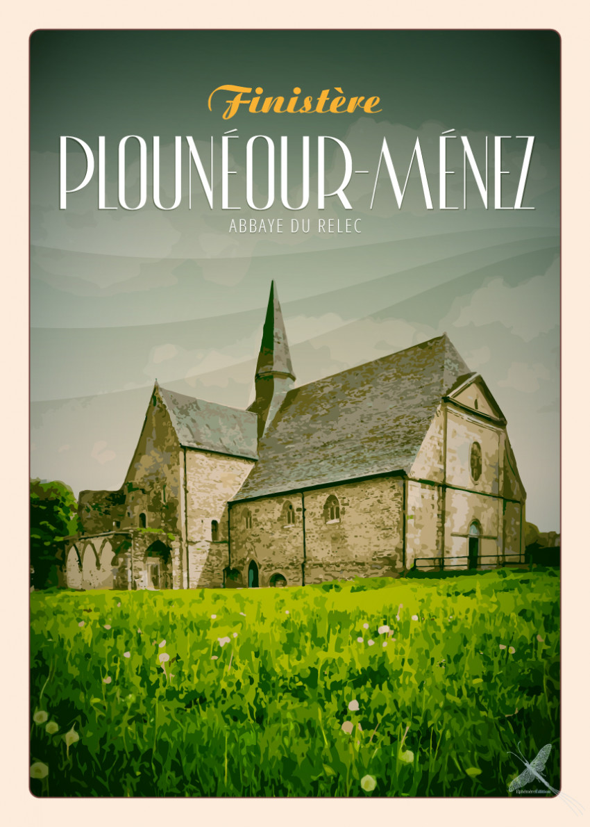 Affiche vintage - Plounéour-Ménez