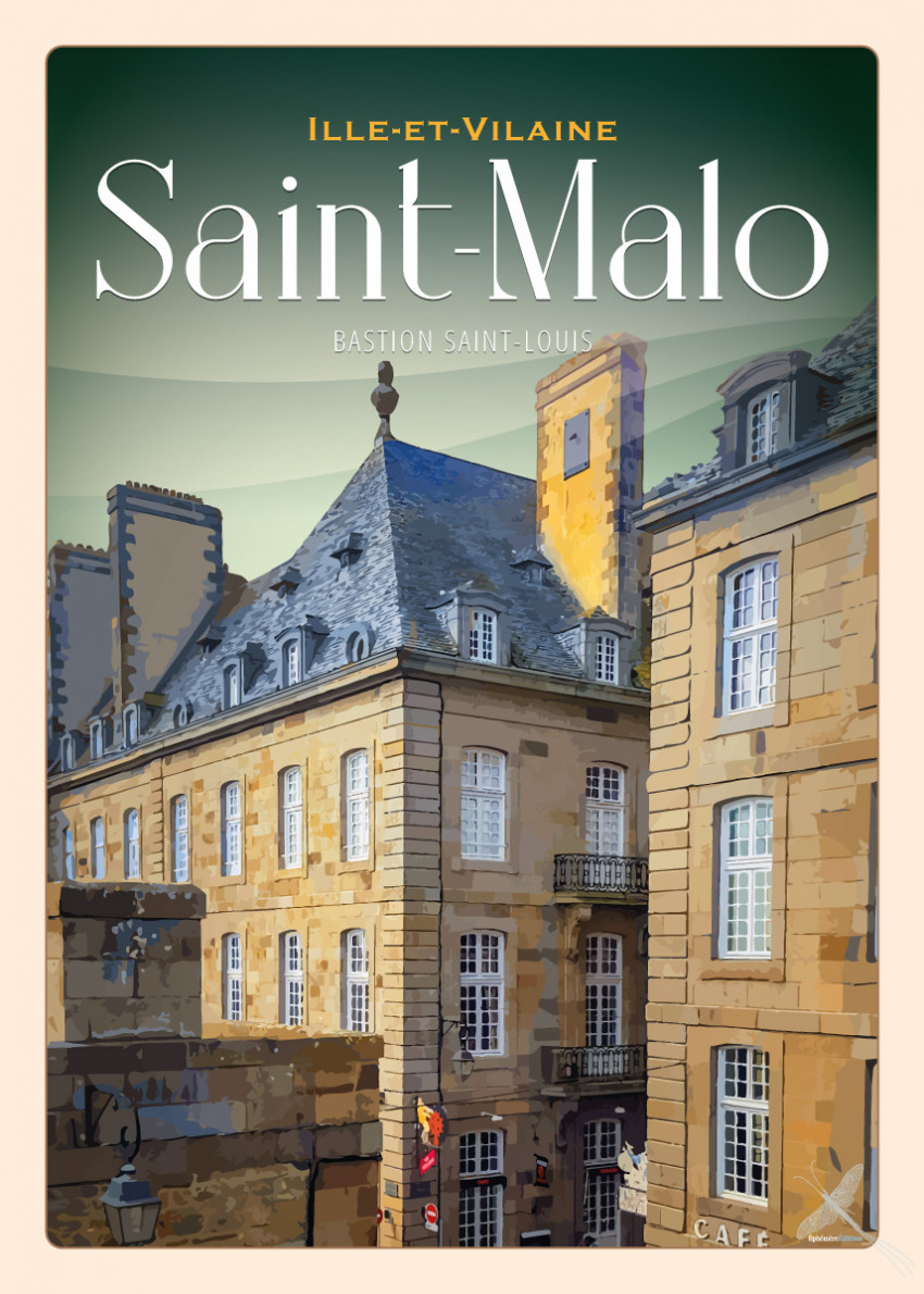Affiche vintage - Saint-Malo