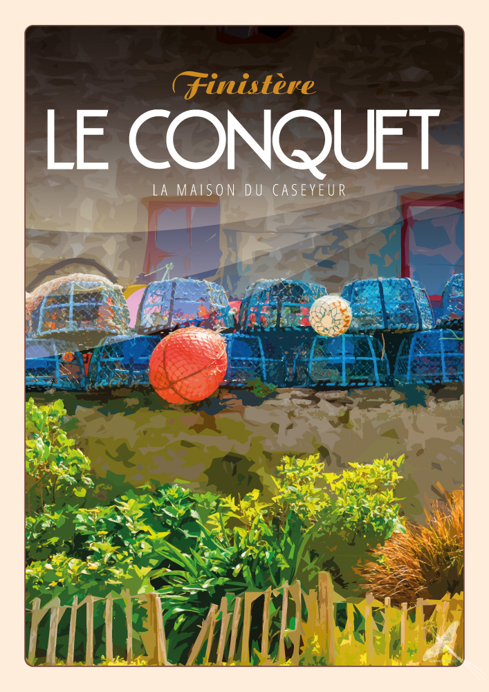 Affiche vintage - Le Conquet