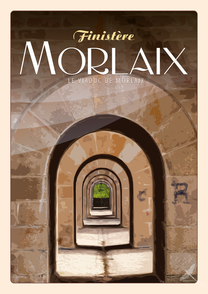 Affiche vintage - Morlaix
