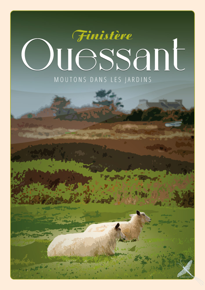 Affiche vintage - Ouessant