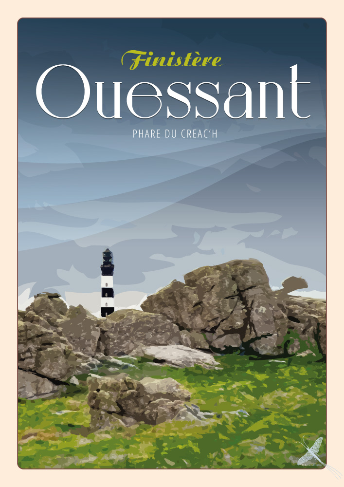 Affiche vintage - Ouessant