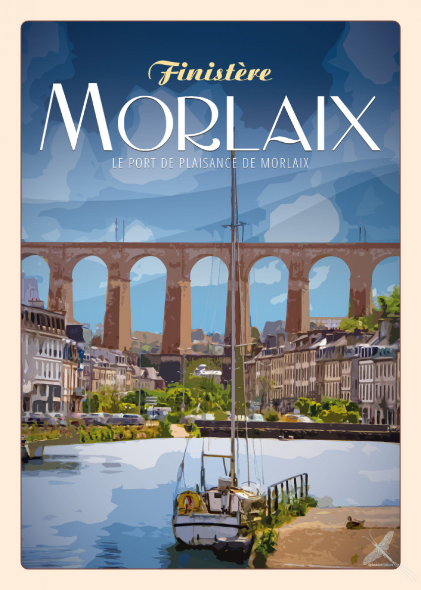 Affiche vintage - Morlaix