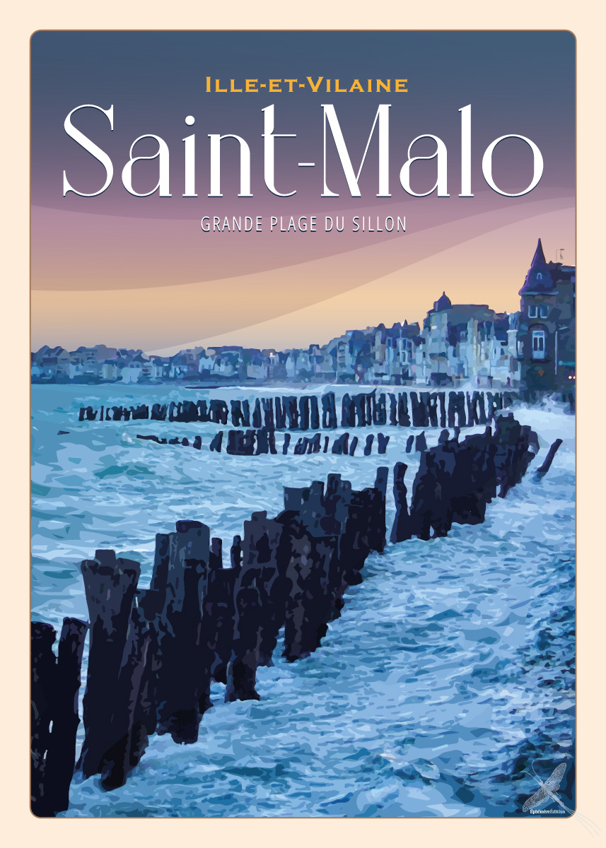 Affiche vintage - Saint-Malo