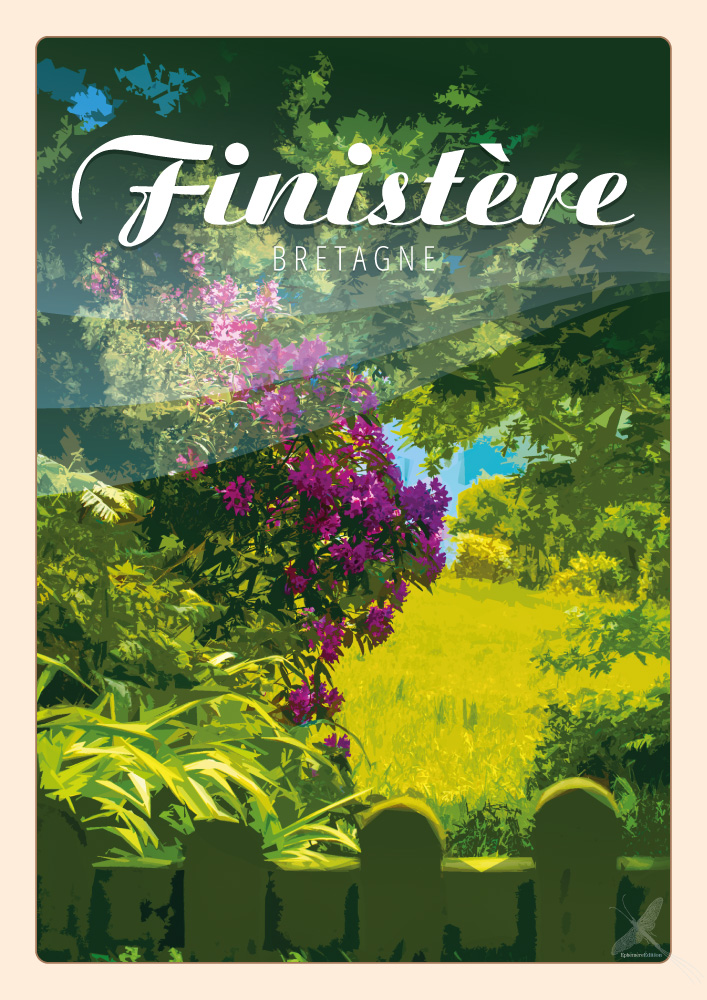 Affiche vintage - Finistère