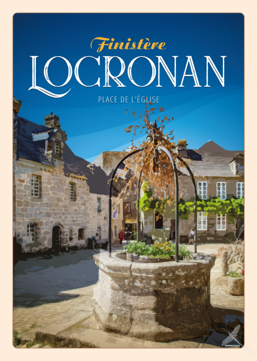Affiche vintage - Locronan