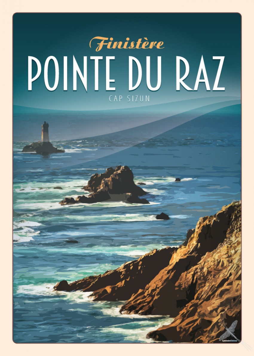 Affiche vintage - Pointe du Raz