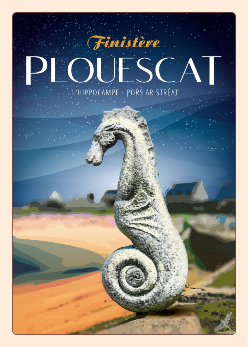 Affiche vintage - Plouescat